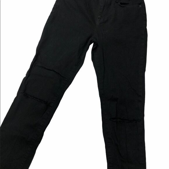 BDG Twig Ripped High-Waisted Skinny Jean - Black - Picture 8 of 10